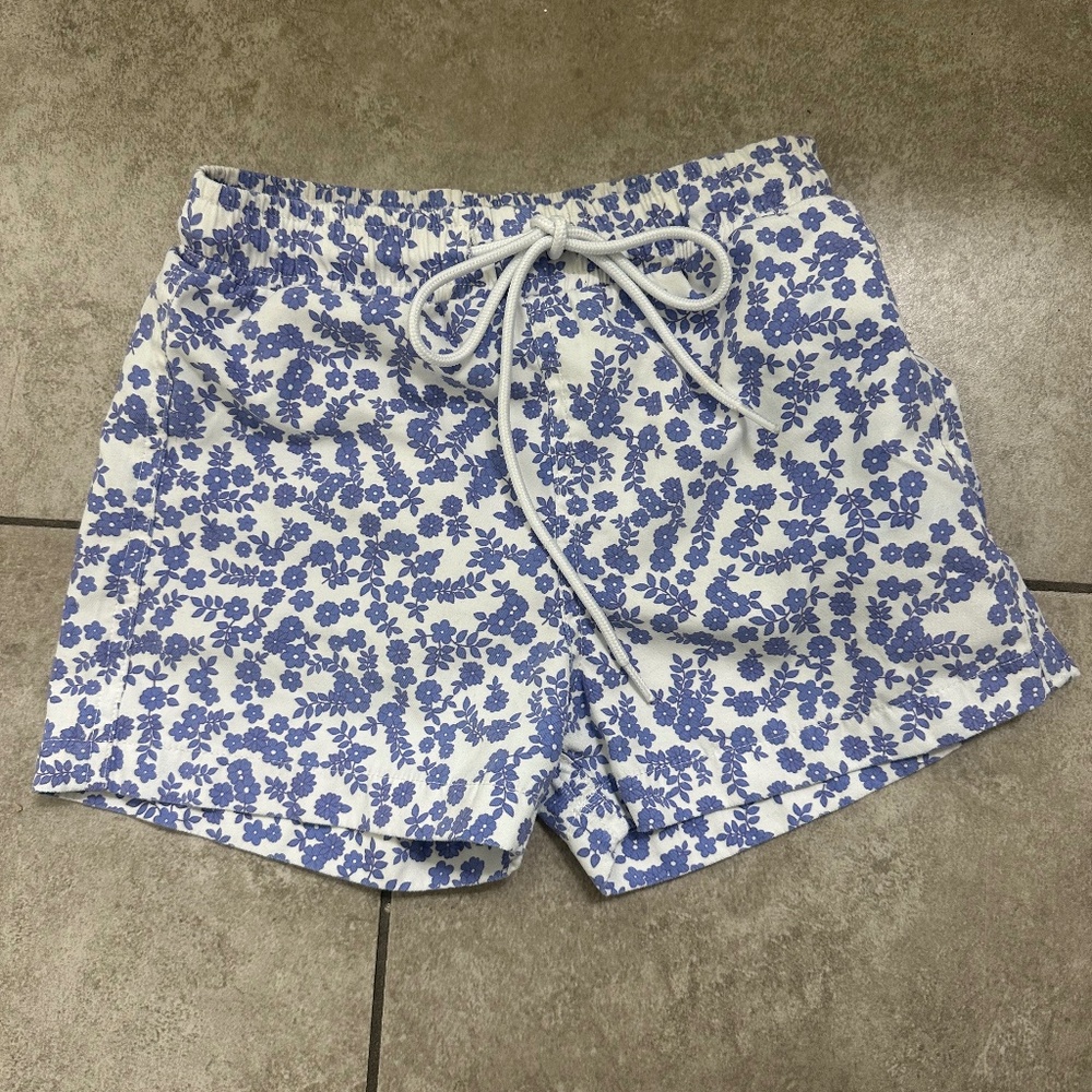 Citrine Swim Boys size 5T Cole Boardies Indigo Mini Floral